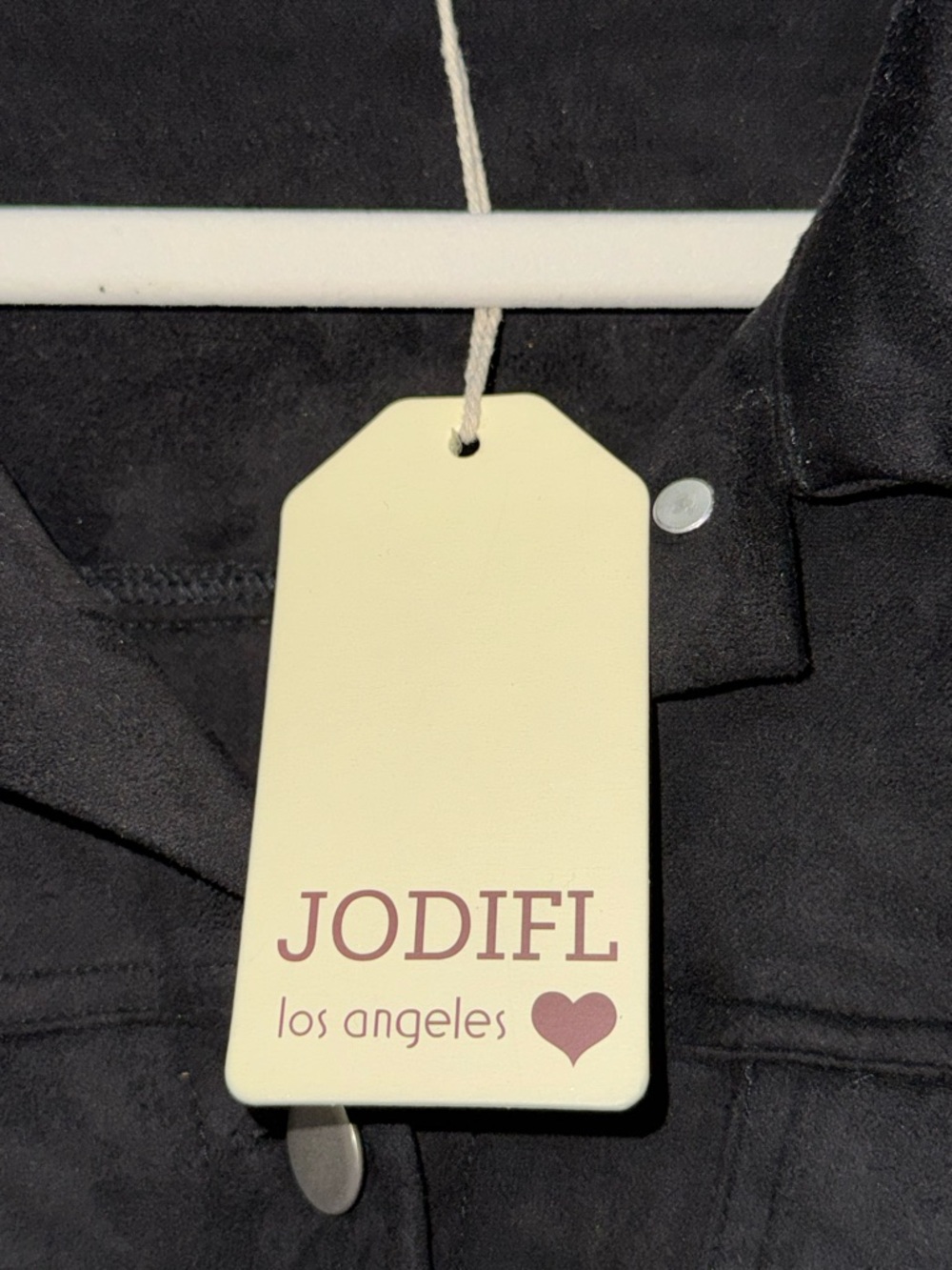 Jodifl Fringe Jacket - Boho Western Faux Suede Shacket - Picture 4 of 7